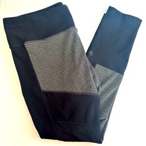 Women’s Black and Gray Athletic Leggings